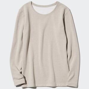 Uniqlo HEATTECH Ultra Warm T-Shirt Beige NWT XL